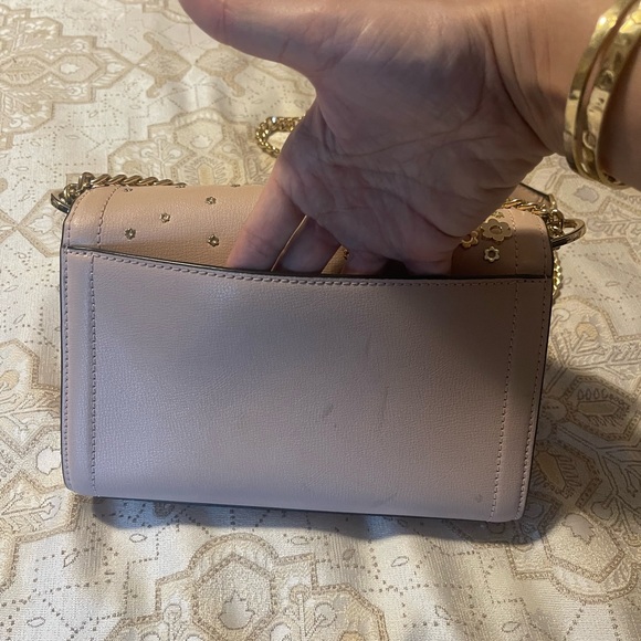 Michael Kors Pink Floral Embellished Crossbody Bag - Picture 5 of 8